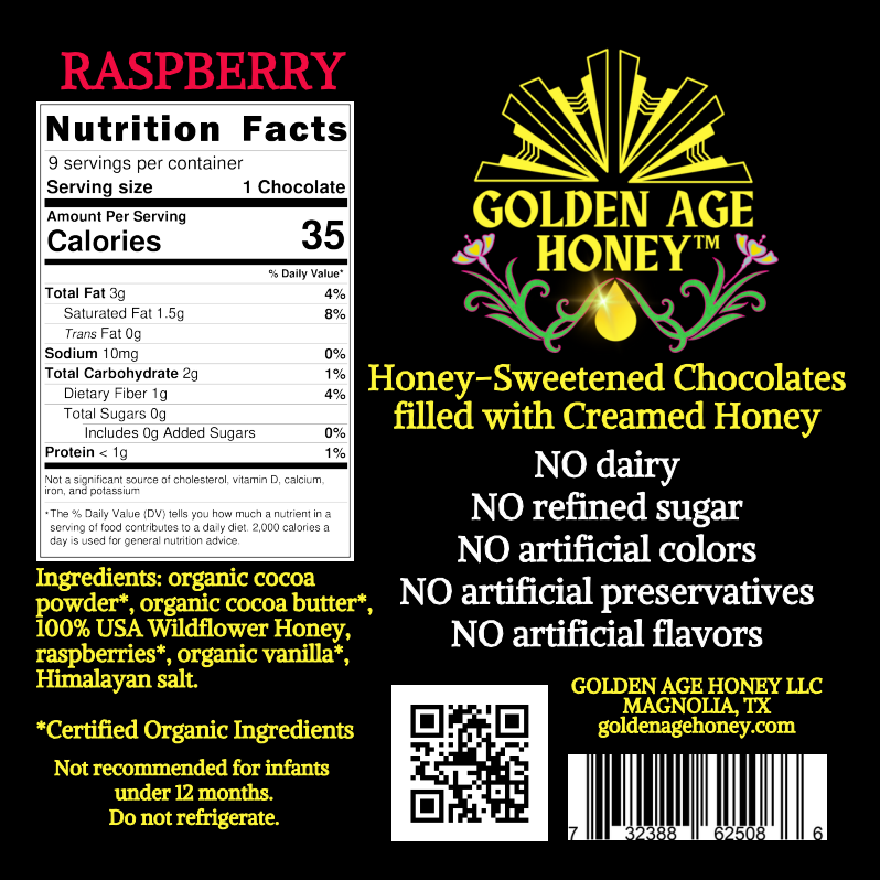 Assorted Creamed Wildflower Honey Chocolates